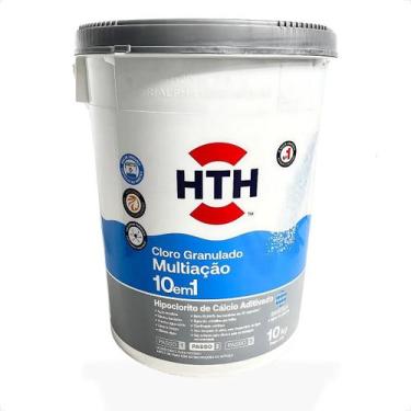 Imagem de Cloro 10x1 HTH 10 Kg Granulado Multifuncional para Tratamento Completo