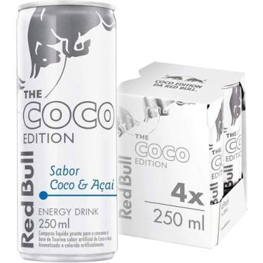 Imagem de Bebida Energética Red Bull Coco Edition - Coco e Açaí 250ml 4 Unidades