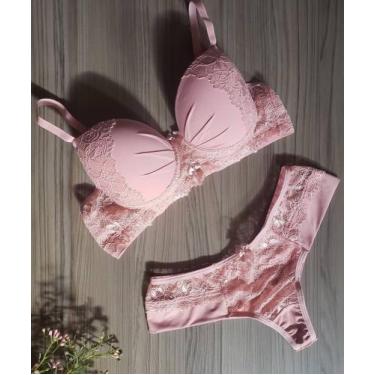 Imagem de Conjunto Romance - Delisy, Rosa, M