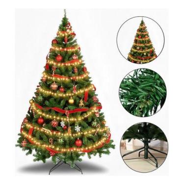 Imagem de Arvore De Natal Pinheiro Canadense 2,10m 1200 Galho Premium Verde - Br