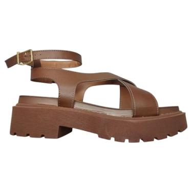 Imagem de Sandalia Feminina Tratorada Vizzano Flatform Fivela 6499.122