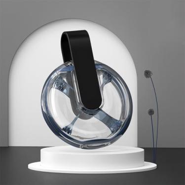 Imagem de Organizador diário de comprimidos – 3 vezes ao dia, estojo redondo para comprimidos com 4 compartimentos – portátil e fácil de usar para vitaminas, óleo de peixe, medicamentos e suplementos (preto)