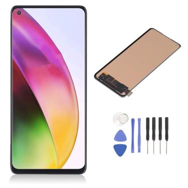 Imagem de LCD Amoled para OnePlus 8, tela digitalizadora de 6,5 polegadas, tela LCD sensível ao toque, substituição para OnePlus 8 IN2013 IN2017 IN2015 IN2010 IN2019, testado antes do envio