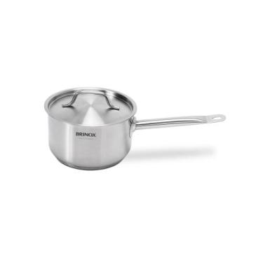 Imagem de Panela Aço Inox Profissional Com Tampa 18 cm 2,5 L - Brinox