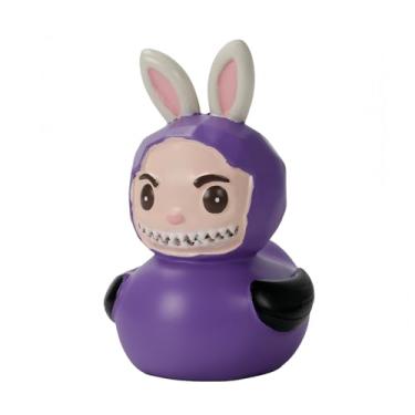 Imagem de OYL Purple Bunny Duck Desktop Decor, Cute Rabbit Duck Resin Statue, Mini Collectible for Office Desk & Home Shelf