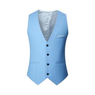 Imagem de Colete Social Masculino Sem Mangas Com Cintura Ajustável M-7XL Primave