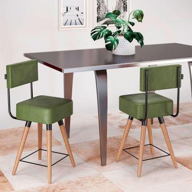 Imagem de Kit 2 Cadeiras Barcelona Cor Verde - Speciale Home Verde