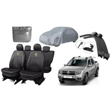 Imagem de Capa de couro +Capa de cobrir + Limpador de para - brisa -Renault oroch 10-17