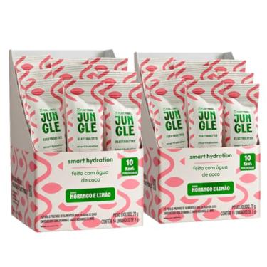 Imagem de 2x Jungle Eletrolytes Stick Plant Power Morango e Limão 14 unidades 5g
