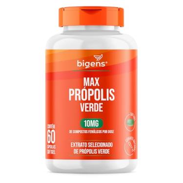 Imagem de Max própolis Verde, 10mg de compostos fenólicos, 60 cápsulas sotgel, Biogens (Unidade)