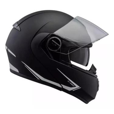 Imagem de Capacete Peels U-rb2 Escamoteável Robocop Oculos Solar Preto, 62