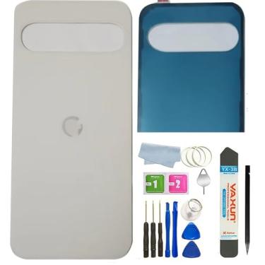 Imagem de Para Pixel 9 Pro XL Vidro traseiro compatível com Google Pixel 9 Pro XL 5G Capa traseira de vidro parte de substituição da porta da carcaça de vidro. Fitas pré-instaladas + ferramentas (não para Pixel