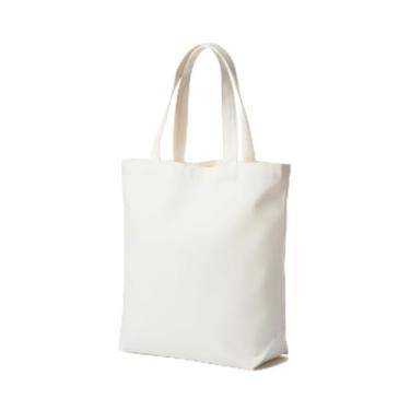 Imagem de Sacola Ecológica de Algodão Cru, Material 220g/m², Alça de 30cm, Cor Natural, Bolsa Reutilizável para Compras e Transporte (1)