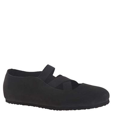 Imagem de Birkenstock Santa Ana slip-on feminino, Preto, 7 Narrow
