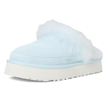 Imagem de UGG Chinelo feminino Disquette Chalet, azul recife, 42, Azul Reef, 40