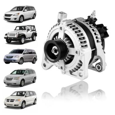 Imagem de Alternador 12V 140AMP FIT Jeep Wrangler 2007-2011, Chrysler Town & Country, Dodge Grand Caravan, VW Routan, substitui 04801304AA 11295 AL6462X