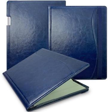 Imagem de E NET-CASE Capa para tablet Remarkable 2 de 10,4 polegadas (lançado em 2020) - Capa de couro atualizada com novo design empresarial para notáveis 2 papéis digitais com suporte e suporte para caneta