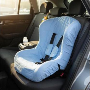 Imagem de Capa para Cadeirinha de Carro Bebê Menina Menino com Protetor de Cinto