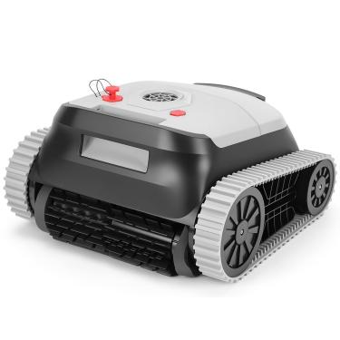 Imagem de Aspirador de Piscina, Adequado para Piscinas de 1 A 3 Metros de Profundidade, 4 Modos de Limpeza, Área Máxima de Limpeza: 300 m², Robô Aspirador de Piscina Sem Fio, 110V~220V