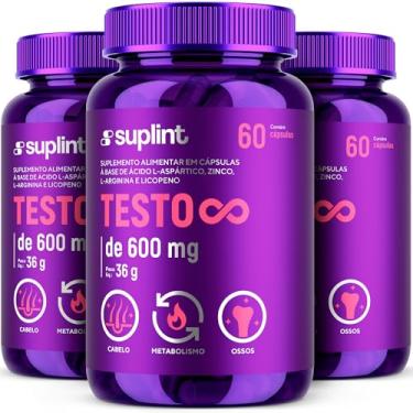 Imagem de Suplementos para Homens 655 MG | Suporte ao Sistema Imunológico e Metabolismo | Suplementos pre Treino Masculino Academia para Desempenho Físico e Resistência | Desenvolvido na Holanda | 60 Cápsulas (3)