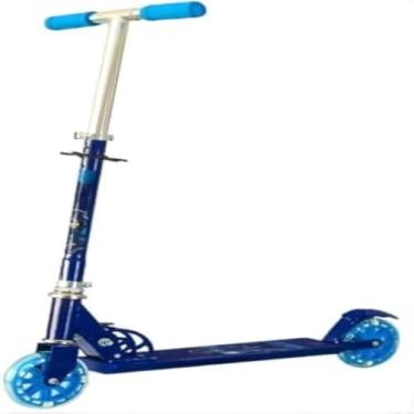 Imagem de Mini Patinete infantil Rodas com Brilho ajustavel - Azul