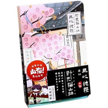 Imagem de Caderno de fichário fofo Kawaii, mini caderno fofo para meninas, caderno pequeno Kawaii de 3 anéis, caderno de bolso fofo, mini caderno Kawaii, 10,4 x 8,6 x 3,5 cm, 4 x 3 x 1 polegadas, estilo A7 (8)