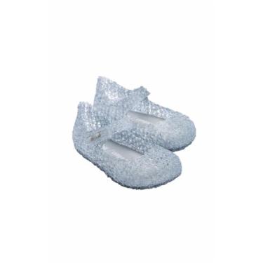 Imagem de SAPATILHA MINI MELISSA CAMPANA GLITTER HOLOGRÁFICO 32995 TAMANHO:17/18;COR:BRANCO