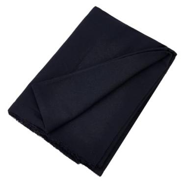 Imagem de MAYJOYDIY Tecido de lona preta 2,2 jardas x 59 polegadas Pano de lona de pato com material de costura de tamanho grande para pintura, costura, artesanato, bolsas, capas de apoio feitas à mão