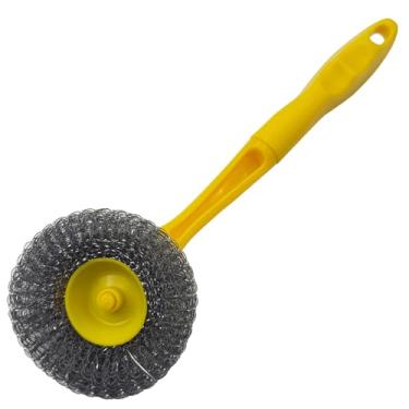 Imagem de Escova de limpeza de cozinha doméstica | Escova de limpeza durável com alça confortável para remoção de manchas 29-1