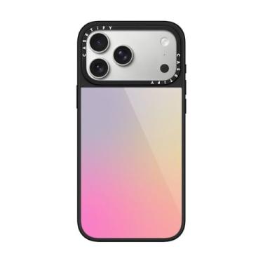 Imagem de CASETiFY Capa Glaze para iPhone 17 Pro Max [acabamento brilhante/compatível com Magsafe/1,5 m. 1X proteção contra quedas de grau militar] - gradiente pastel - preta