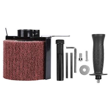 Imagem de Hyuduo Ferramentas Completas, Roda de Polimento, Alça, Parafusos, Chave Hexagonal para Rebarbadora, Trefiladeira M10, Conjunto de Lixadeira Elétrica, Polidora, Polidora, Multifuncional