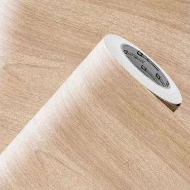 Imagem de Adesivo Vinil Madeira Jequitibá 2301, Papel de Parede para Envelopamento de Móveis (1M X 60CM)