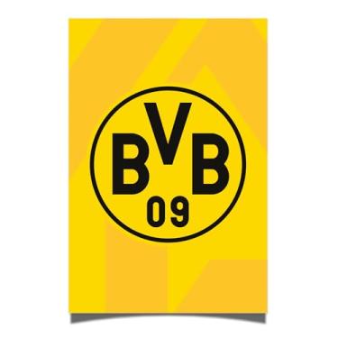 Imagem de Desert Cactus Borussia Dortmund FC Poster BVB Alemão Alemanha Die Schwarzgelben Futebol 28 x 43 cm Decoração de escritório Decoração Oficial Fan Gear (28 x 43 cm, Versão E)