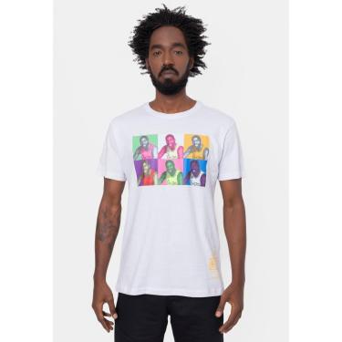 Imagem de Camiseta Mitchell & Ness Pop Art Los Angeles Lakers Masculino-Masculino