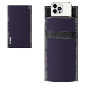 Imagem de NIULAFR Bolsas Faraday Pacote com 2 para telefones e chave de carro, bolsa bloqueadora de sinal de gaiola Faraday, bloqueador de sinal de celular, bloqueador de sinal de WiFi/RFID/GPS, bolsa preta