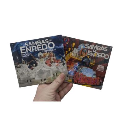 Imagem de Cd Sambas Enredo Carnaval SP E Rio 2025-SÉRIE OURO CD DUPLO