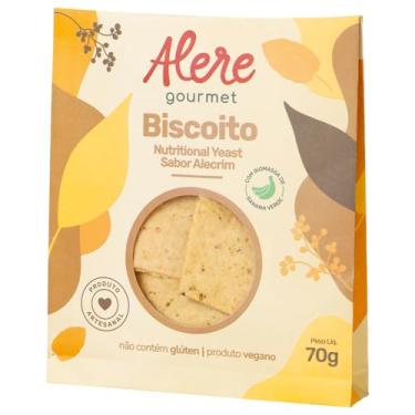 Imagem de Biscoito Nutricional Yeast Alecrim Sem Glúten Alere Gourmet 70g