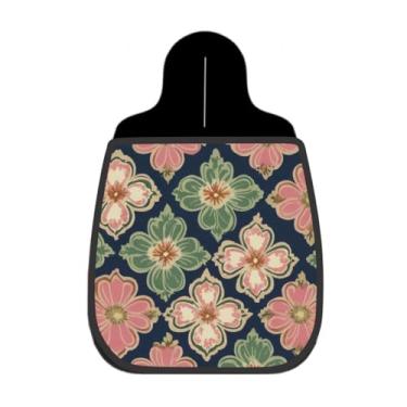 Imagem de Lixeira De Carro Organizador Lixinhocar Floral Vintage Bege