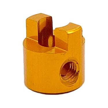 Imagem de Milageto Eixo de Transmissão para Barco RC, Suporte de Hélice DIY em Liga de Alumínio, Garfo de Remo para Lancha RC, Acessórios para Barcos Elétricos em Miniat, 3mm ouro