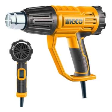 Imagem de Ingco Soprador Térmico 2000W, Pistola de Calor com Temperatura Variável, Inclui 4 Acessórios