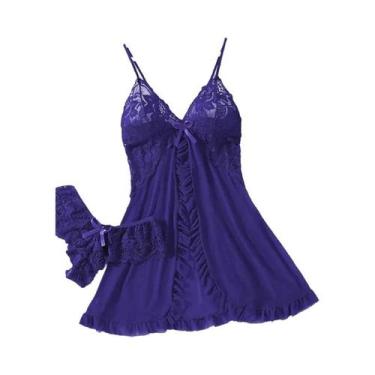 Imagem de Conjunto De Pijamas De Verão Para Mulheres, Camisola Sem Mangas, Costa