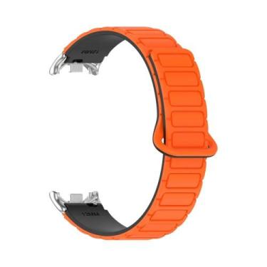 Imagem de Pulseira Magnética De Silicone Unissex Para Xiaomi Mi Band 10 9 8 Subs