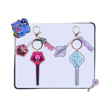 Imagem de Chaveiros De Acrílico Do Grupo De Ídolos KPOP Huntrix Saja Boys, Zoey 
