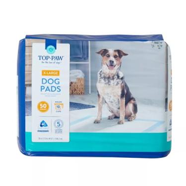 Imagem de Almofadas extragrandes para treinamento de filhotes, cães em ambientes internos ou de apartamentos ou cães com incontinência, 50 unidades