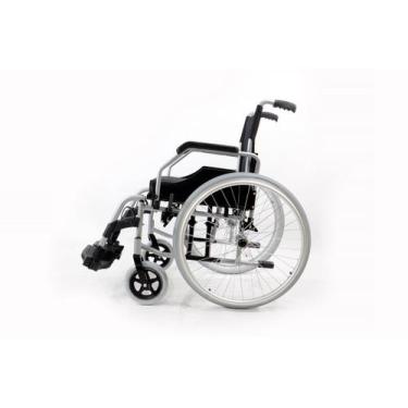 Imagem de Cadeira De Rodas Alumínio Dobrável Assento 44 Dellamed D600