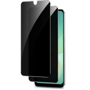 Imagem de Para Oukitel C61 Pro, 2 PCs com protetor de vidro temperado para filme de tela de privacidade