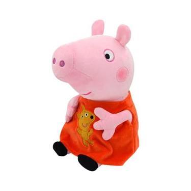 Imagem de Brinquedo De Pelúcia Peppa Pig De 30cm, Dinossauro George, Boneco De F