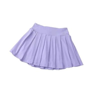 Imagem de Saia De Tênis Feminina De Cintura Alta Plissada Para Golfe E Atividade