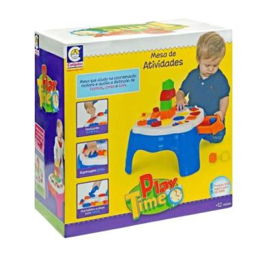 Imagem de Brinquedo Infantil Play Time Mesa Atividades com Acessórios Recomendad