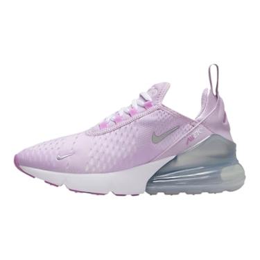 Imagem de Nike Air Max 270 Tênis infantil grande (boneca/rush fúcsia/branco/prata metálico), Boneca/Rush Fúcsia/Branco/Prata Metálica, 6 Big Kid